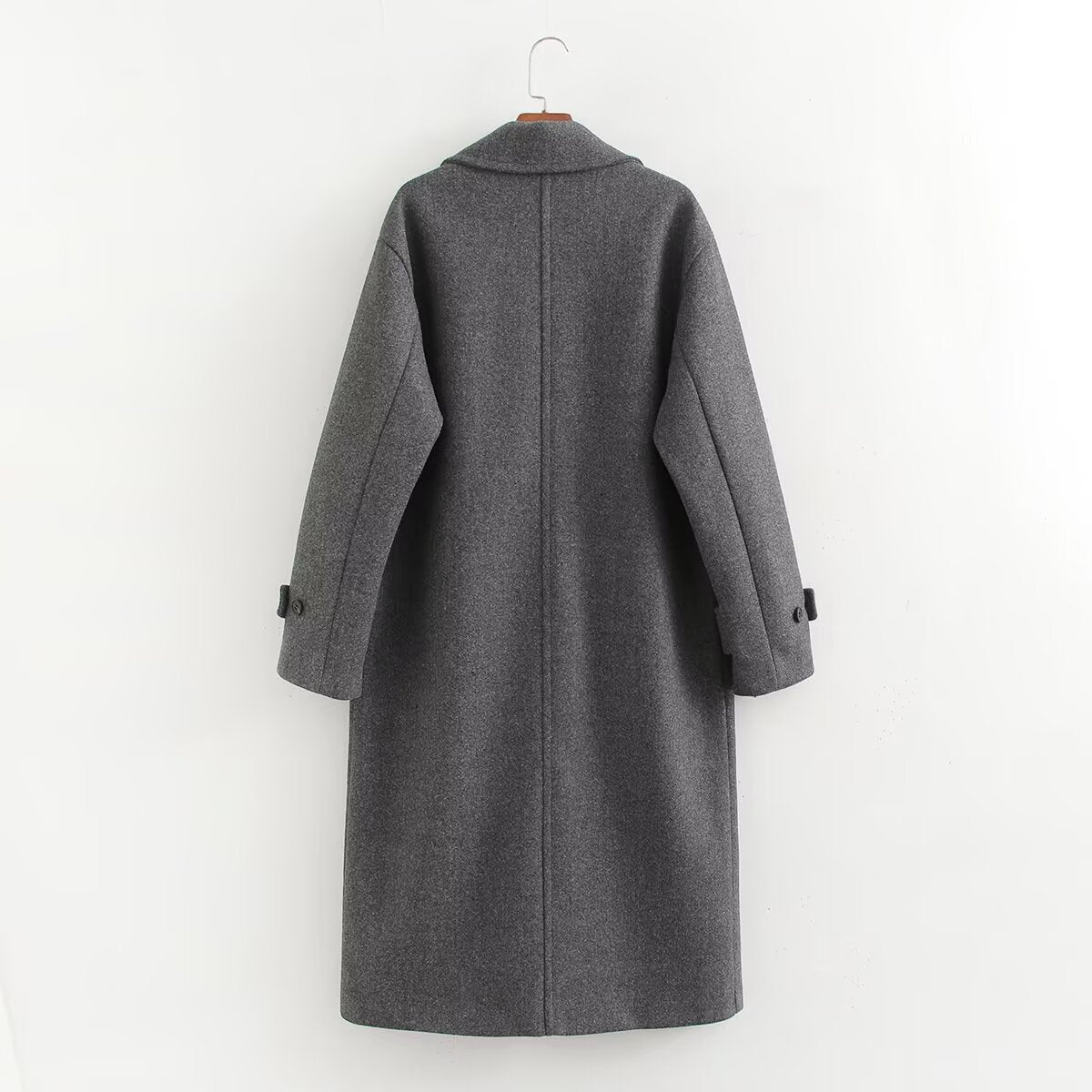 Women Clothing Autumn Elegant Soft Loose Overcoat Coat