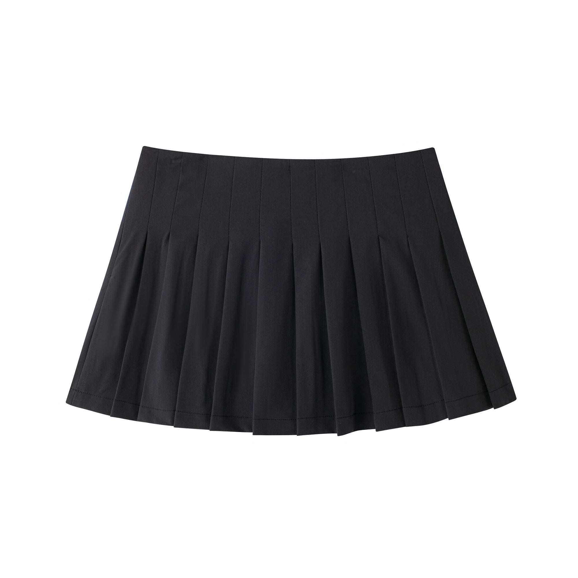 Women Clothing Spring Autumn Fashionable Temperamental All Match High Waist Pleated Skirt