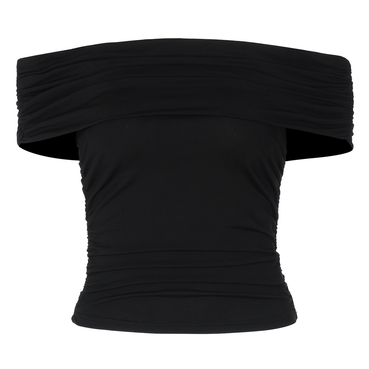 Women Clothing Winter Sexy Tight Slimming off Shoulder Waist Tube Top