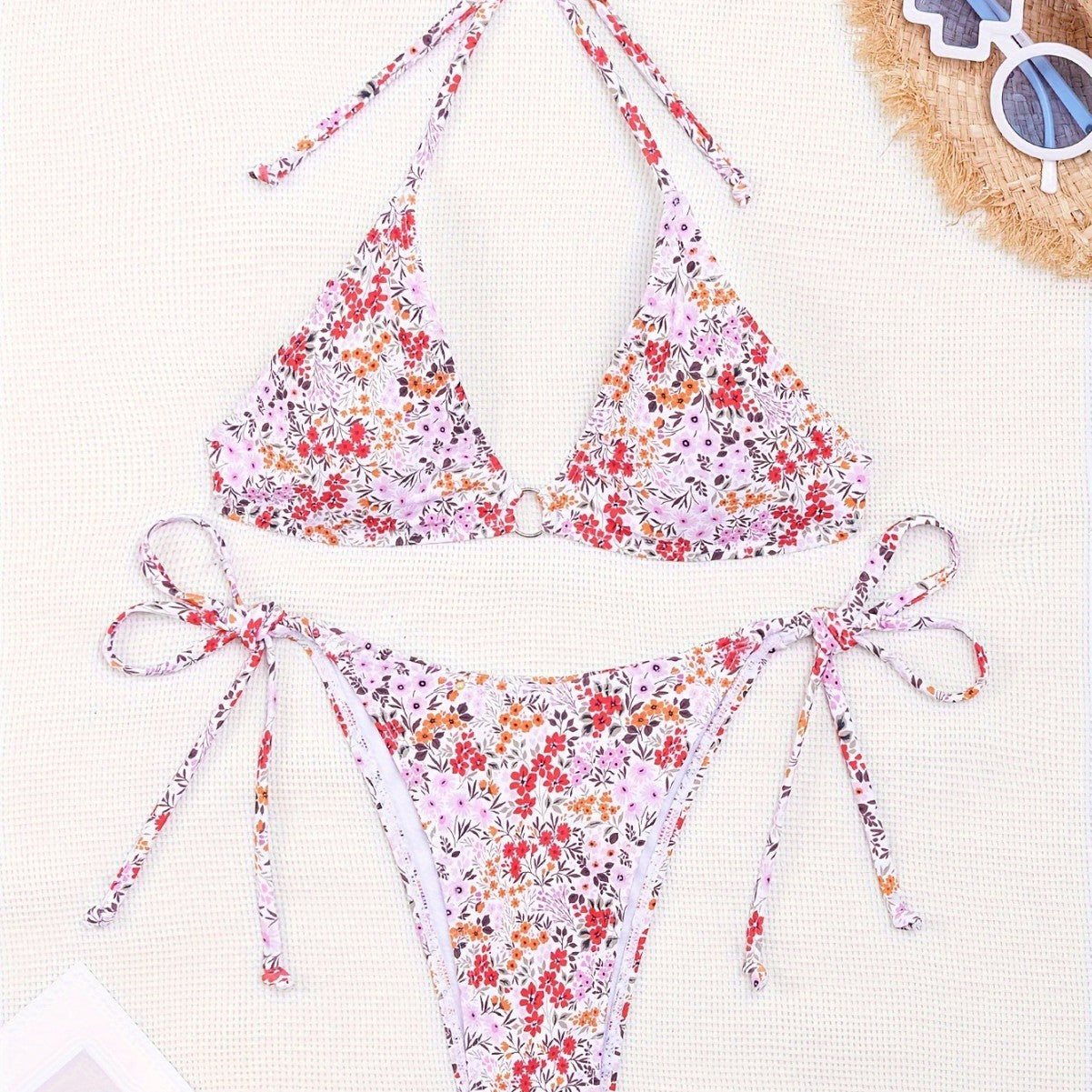 Women Clothing Floral Bikini Direct Supply Swimsuit Women