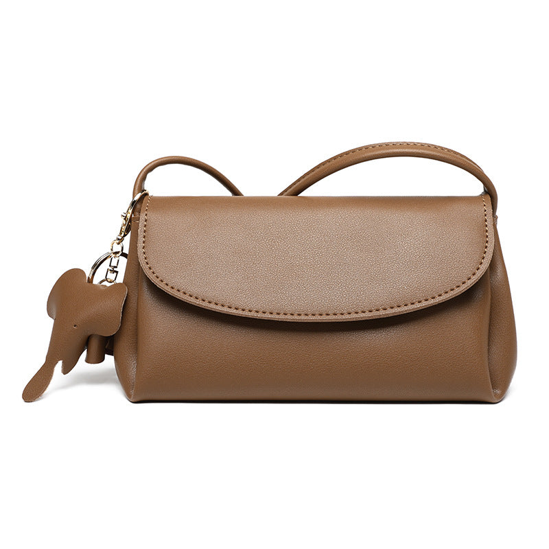 Women Bags Summer Crossbody Bag High Grade Soft Leather All Match Shoulder Bag Mobile Phone Bag One Size Brown