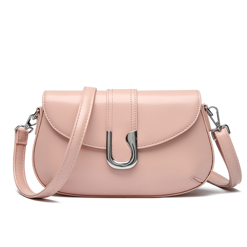 Women Messenger Bag Advanced Texture Underarm Bag Fashionable Simple Women Shoulder Bag Classy Small Square Bag One Size Pink