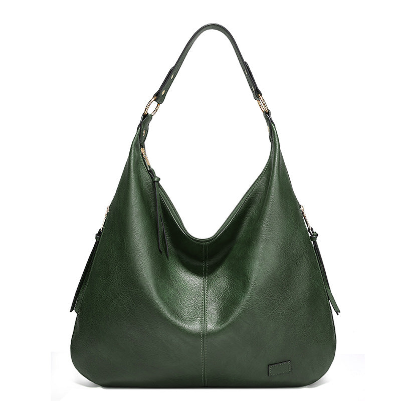 Women Bag Bag High Texture Shoulder Underarm Bag All Match Tote Bag Large One Size Green