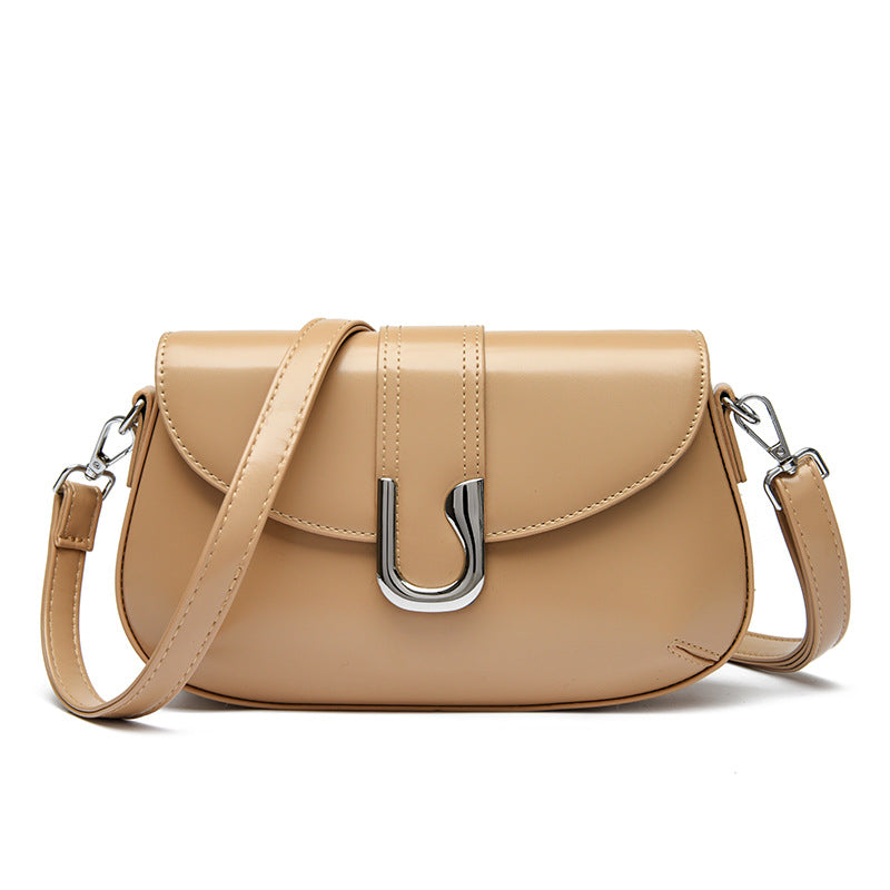 Women Messenger Bag Advanced Texture Underarm Bag Fashionable Simple Women Shoulder Bag Classy Small Square Bag One Size Khaki