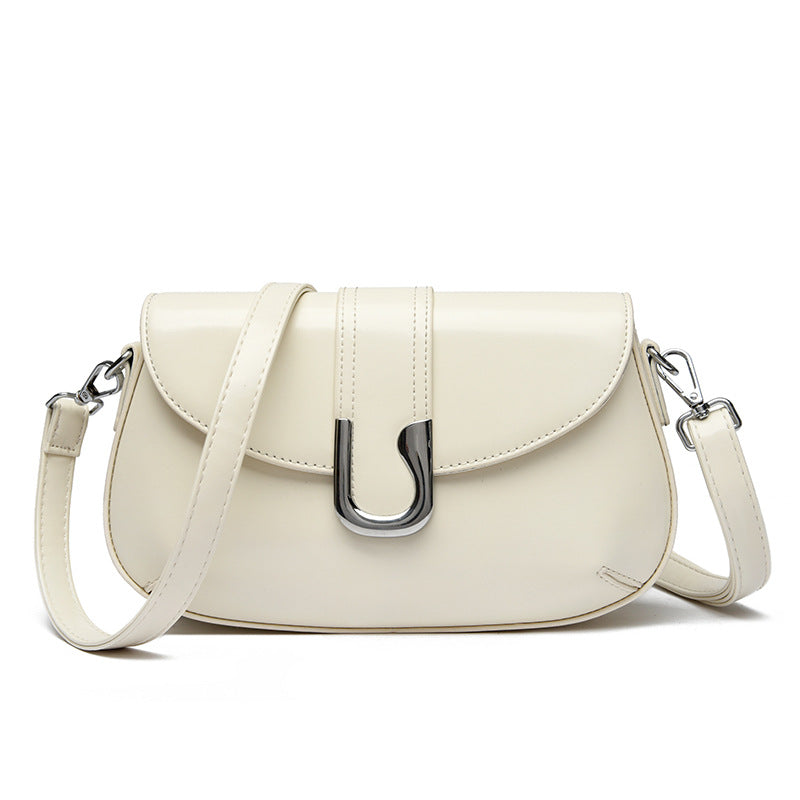 Women Messenger Bag Advanced Texture Underarm Bag Fashionable Simple Women Shoulder Bag Classy Small Square Bag One Size Ivory