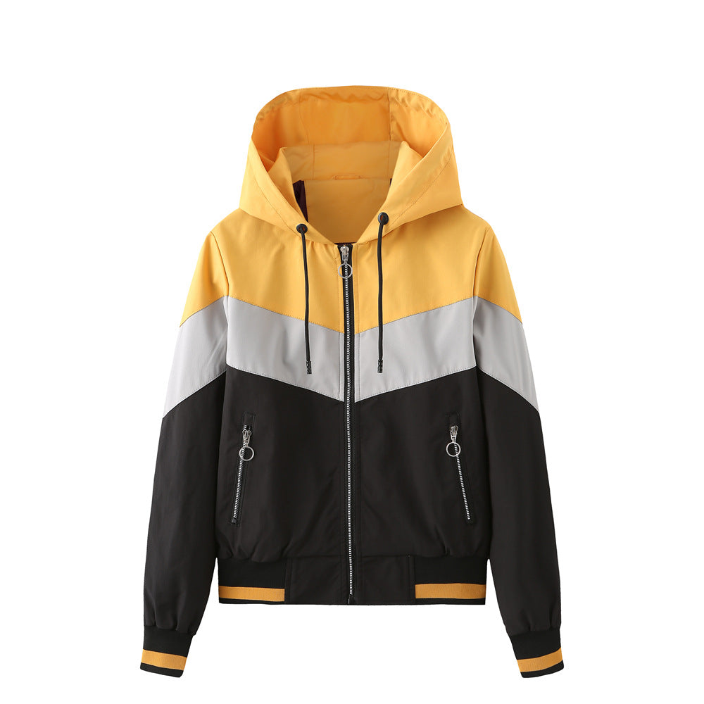 Anorak Yellow Gray Black