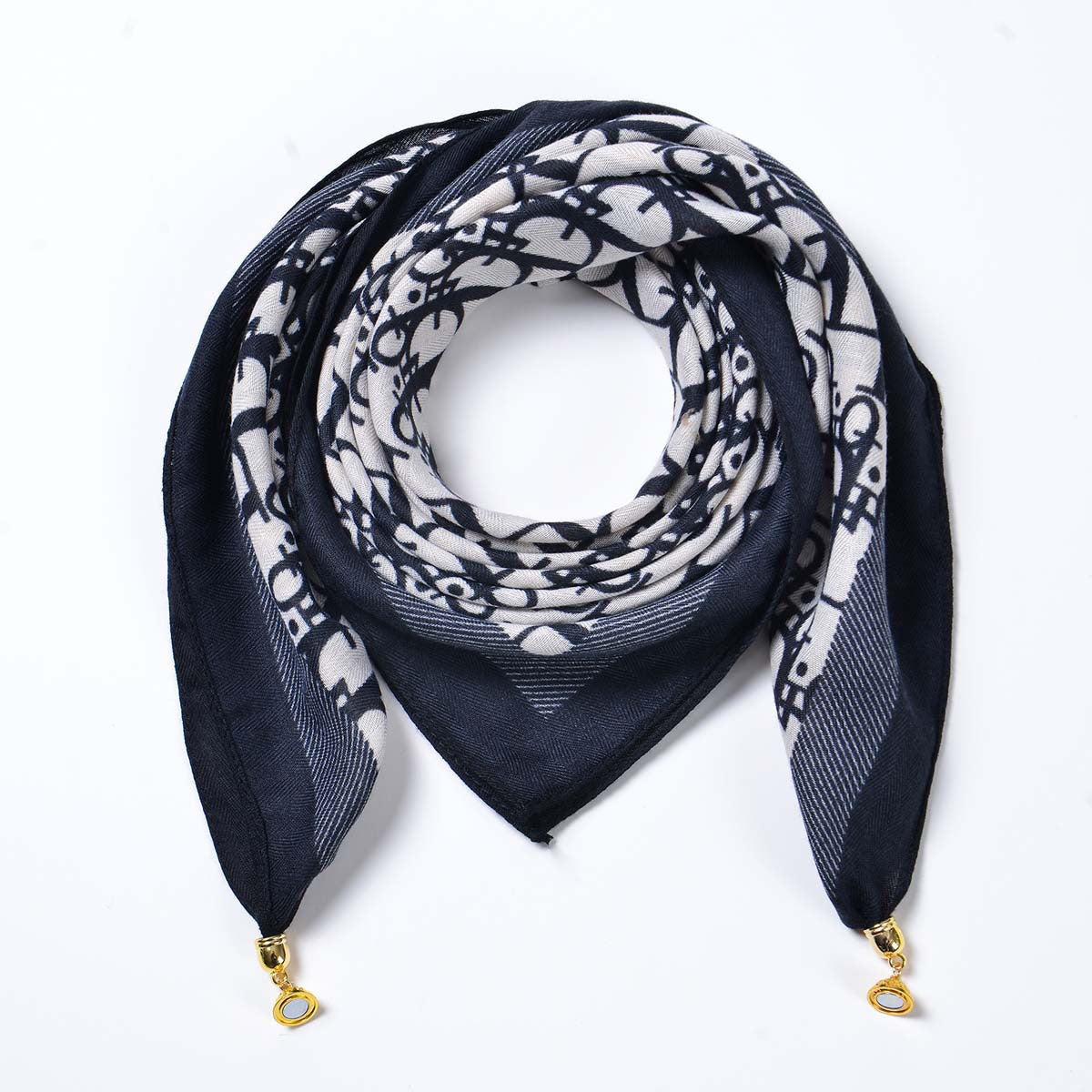 Women Autumn Winter Warm Magnetic Triangle Neck Protection Scarf Four Seasons All Match Velvet Decorative Scarf One Size Multi5