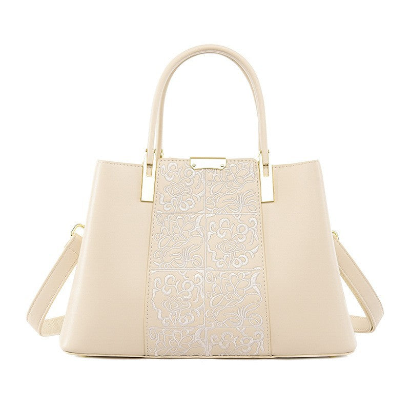 Women Bag Large Capacity Women Handbag Advanced Office Women Bag Niche Design Elegant Handbag Women One Size Ivory